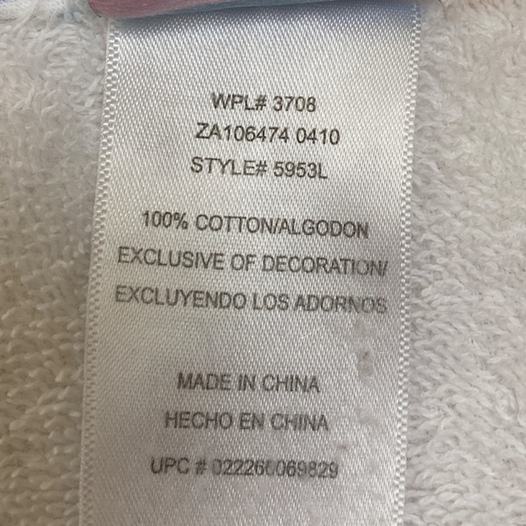 Just Born hooded towel white and blue whale Size OS - Picture 6 of 9